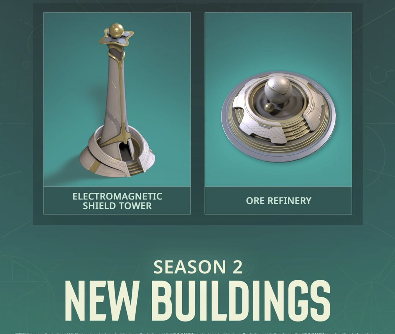 Two new buildings in season 2